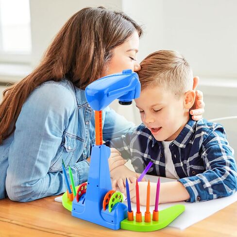 Kids Drawing Projector, Tracing and Drawing Projector Toys,Kids Smart Projector with 32cartoon patters and 12color Brushes for Children Learn to Draw and Sketch (Purple) in Saudi Arabia