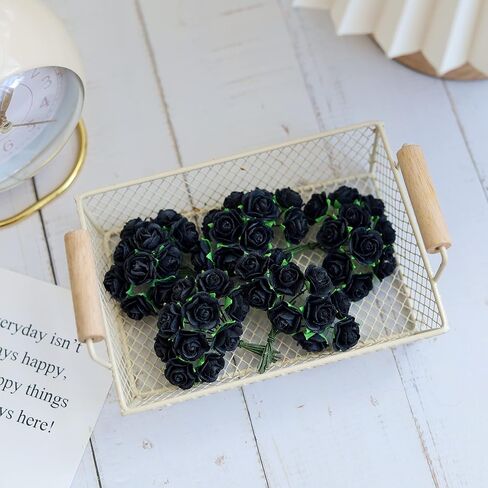 Handmade Mini Mulberry Paper Roses 18 mm Mulberry Paper Flowers Scrapbooking Wedding DIY Craft 50 pcs (Pink Tone) in Saudi Arabia