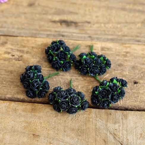 Handmade Mini Mulberry Paper Roses 18 mm Mulberry Paper Flowers Scrapbooking Wedding DIY Craft 50 pcs (Pink Tone) in Saudi Arabia