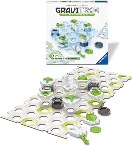 Ravensburger GraviTrax: Building Expansion Set Enhance Your Marble Run Experience | STEM Toy for Kids Ages 8 and Up | Compatible with All GraviTrax Systems | Ranked No.1 Marble Run System in The U.S in Saudi Arabia