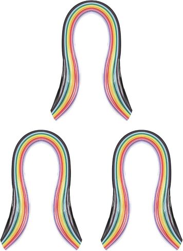 PATIKIL 360pcs Quilling Paper Strips Paper Flowers Quilling Kits 1/8"(3mm) Origami Paper for Adults Beginner Art Craft, 15"(39cm) 24 Colors in Saudi Arabia