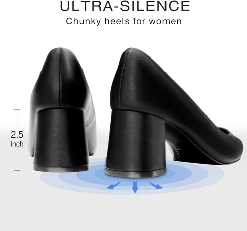 ALICEPUB Women's Closed Toe Heels Pumps Slingback Heels 2inch Chunky Block Heels Low Dress Shoes Comfortable Business Office Work Heels Wedding Shoes in Kuwait