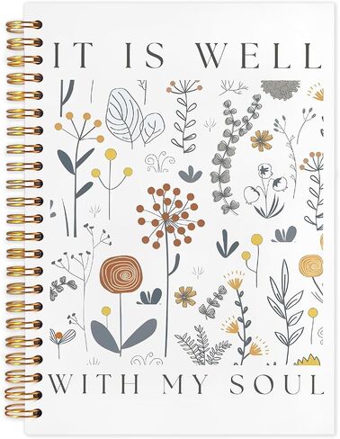 Snnder Wildflower Christian Noteboor ، دع كل ما تقوم به في الحب مجلة الكتاب المقدس ، مجلة الصلاة للمرأة ، ملاحظات الكنيسة ، دفتر ضبابي بالكتاب المقدس: in Kuwait