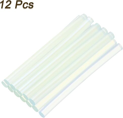 uxcell 12pcs Mini Hot Glue Sticks for Mini Glue Gun, 4-inch x 0.28-inch Glue Gun Sticks for Art DIY Craft, Lemon Yellow in Saudi Arabia