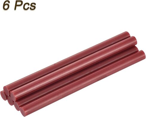 uxcell 6pcs Mini Hot Glue Sticks for Glue Gun 0.43 x 4 inch Large Glue Sticks, 11 x 100mm Glitter Bronze Gold in Kuwait