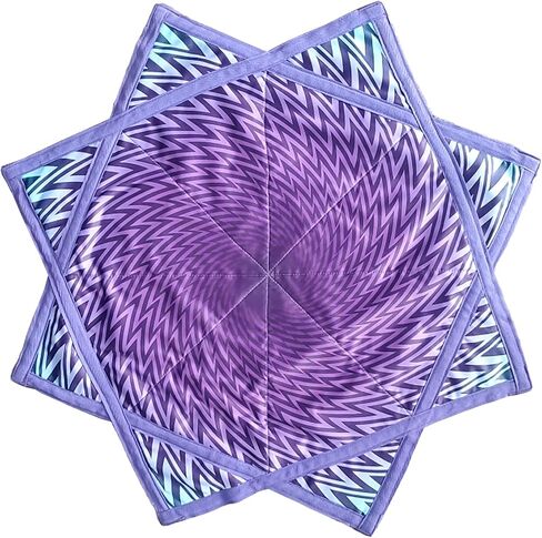 Star Air Flow Star, Spinning Cloth Flowstar, Dapo Star, Perfect for Juggling and Flow Arts, Portable and Durable (Blue) in Saudi Arabia