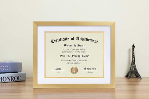 ELSKER&HOME 11x14 Diploma Frame 6 Pack, Diploma Frames 8.5x11 with Black Mat or 11x14 Document Frame without Mat,Multipack College Certificate/Degree Frames for wall,Set of 6 in Saudi Arabia