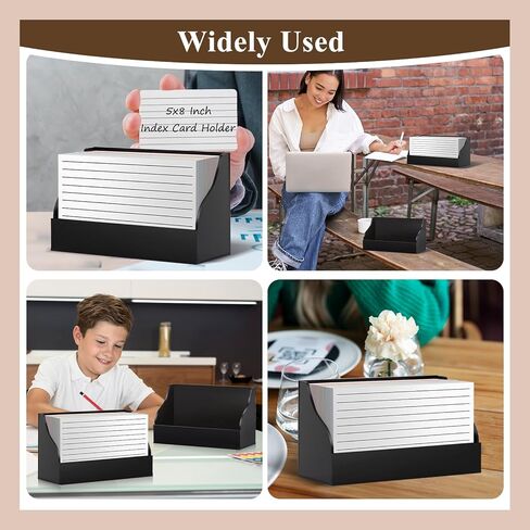 Index Card Display Stand 5x8 Acrylic Card Holder for Desk File Note Clear Postcard Stand Index Card Rack Acrylic Business Card Stand Index Card Organizer Case for Office 4.7X2.4X8.4 No Card in Kuwait