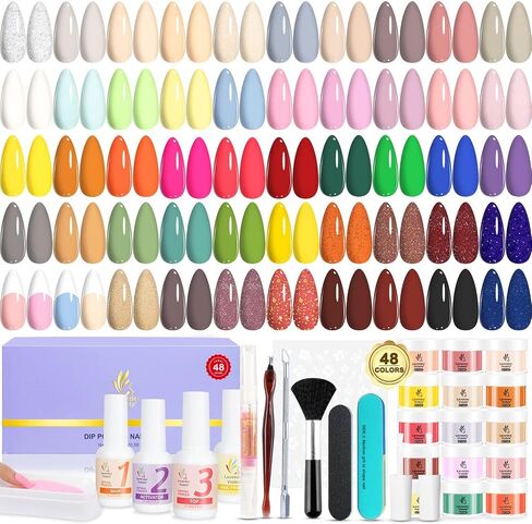 Lavender Violets Nail Files and Buffer Set Professional Manicure Pendicure Tools Kit with Dip Powder Tray, Dipping Nail Brush, Buffer Block and Nails File J780 in Kuwait
