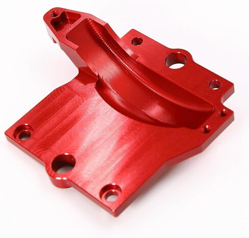 CNC Aluminium 7075 T6 Motor Center Diff Mount/Gear Cover Plate for 1/5 RC Car Losi DBXL-E V1.0 2.0 Partrage (Center Diff Mount Silver) in Kuwait