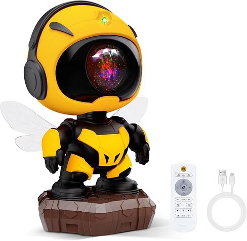 Astronaut Galaxy Projector Star Night Light, Space Lander Starry Projector, Spacecraft Ceiling Nebula LED Lamp with Remote, Kids Room Timed Decor Aesthetic for Children's Day Christmas Gift in Saudi Arabia