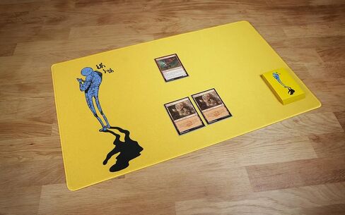 Playmat by 1985 Games, Suitable for MTG, RPG, TCG Games, Roleplaying DND Gaming Pad, Tabletop Card Playmat, Rubber Mat, Non Slip Pad, Gaming Accessories (Fking Nerd On Table) in Saudi Arabia