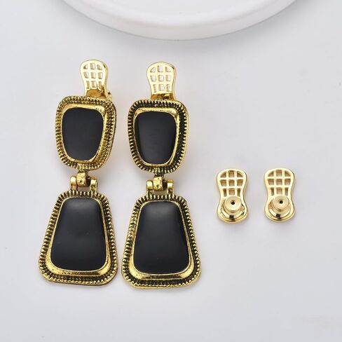 Earring Backs for Droopy Ears, 4pcs Sturdy Tiny Waist Shape Earring Lifter Backs for Heavy Earring Flat Earring Backings for Studs Locking Picered Earring Backers in Saudi Arabia