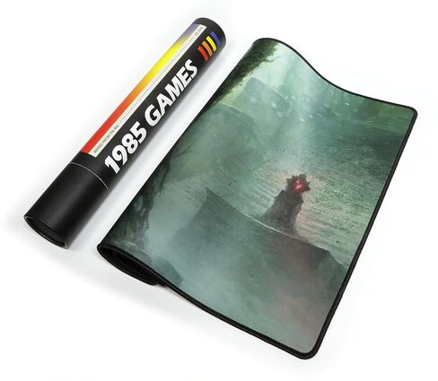 Playmat by 1985 Games, Suitable for MTG, RPG, TCG Games, Roleplaying DND Gaming Pad, Tabletop Card Playmat, Rubber Mat, Non Slip Pad, Gaming Accessories (Fking Nerd On Table) in Saudi Arabia