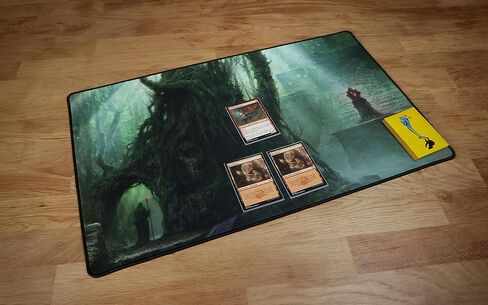 Playmat by 1985 Games, Suitable for MTG, RPG, TCG Games, Roleplaying DND Gaming Pad, Tabletop Card Playmat, Rubber Mat, Non Slip Pad, Gaming Accessories (Fking Nerd On Table) in Saudi Arabia