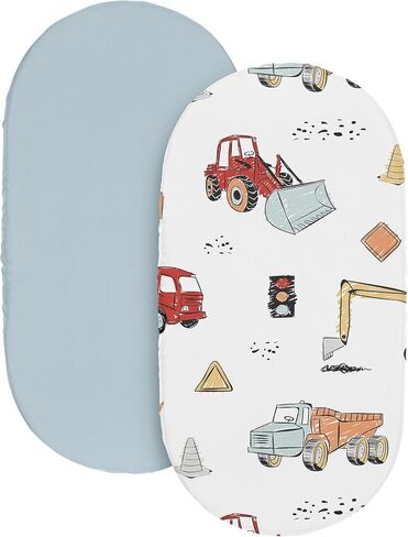 Sweet Jojo Designs Blue Clouds Boy Baby Fitted Crib Sheet for Infant Newborn Nursery Toddler Bed Room Standard Mattress - Slate and White Cloud Sky for Vintage Airplane Aviator Aviation in Saudi Arabia