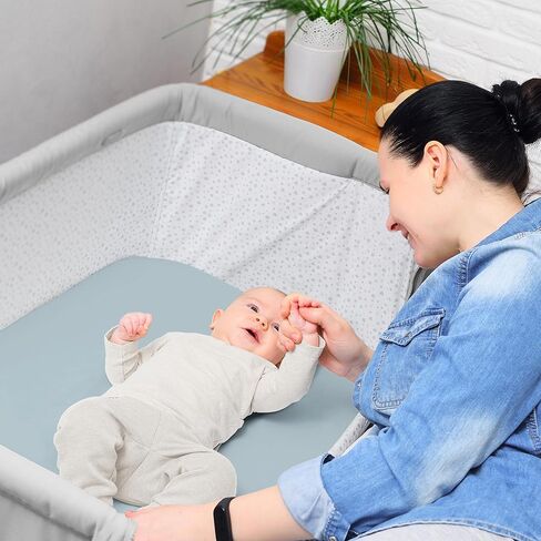 Sweet Jojo Designs Blue Clouds Boy Baby Fitted Crib Sheet for Infant Newborn Nursery Toddler Bed Room Standard Mattress - Slate and White Cloud Sky for Vintage Airplane Aviator Aviation in Saudi Arabia