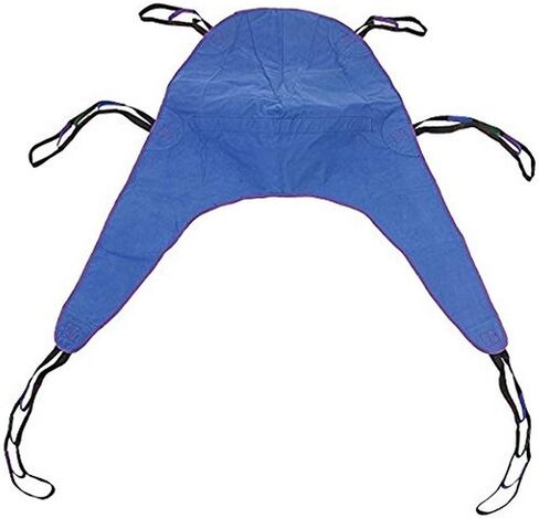 Drive Medical Divided Leg Patient Lift Sling with Headrest, Blue, Medium (Pack of 1), 1 Count in Saudi Arabia