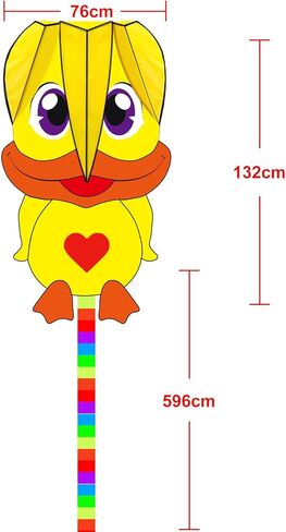 HENGDA KITE Soft Kite for Kids Beginners Kites and Adults,Well Made,Cute Design,Easy to Carry and Assemble in Kuwait