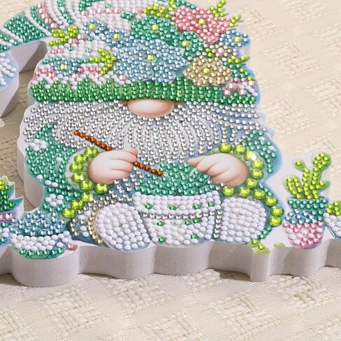 Yanfairy Tabletop Diamond Art Painting Kit Ornaments，Special Shaped Rhinestone Desk Placement Ornament，Home Stand Up Gem Painting Craft Kit,Crystal Diamonds in Saudi Arabia