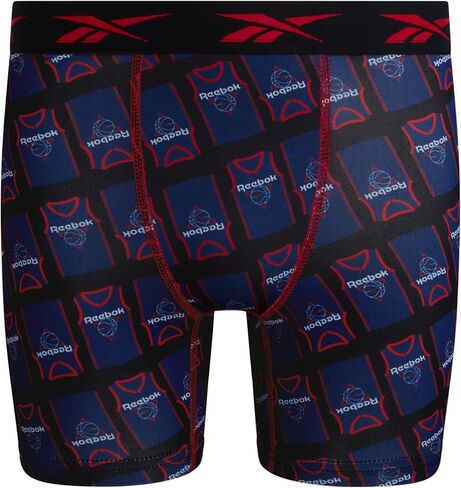 Reebok Boys Boxer Briefs - 3 Pack 5'' Inseam Soft Stretch Performance Boys Underwear - Moisture Wicking Youth Boxers in Saudi Arabia