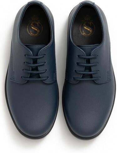 Boys Derby Mat Lace Up Formal Dress Shoes Formal Wedding Prom Footwear in Kuwait