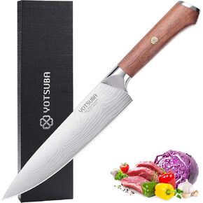 YOTSUBA 5PCS Kitchen Knives Set,Kitchen Knife Set,German High Carbon Stainless Steel Ultra Chef Knife Sets with Ergonomic Handle for Chopping Vegetable and Cooking