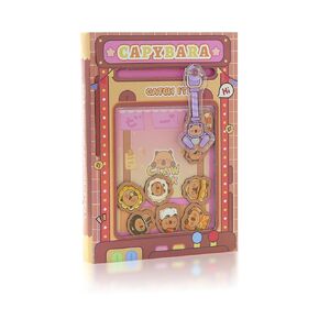 Geluode Capybara A7 Mini Notebook, Claw Machine Design Cute Kawaii Capybara Theme, Fun and Functional Notepad for Journaling, Memos and Gifts for Kids Students