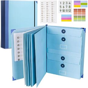 منظم مستندات الورقة ، إذا أموت Binder - Veleron Life Organizer للأوراق المهمة ، وموثق الطوارئ ، وشهادات الميلاد ، وبطاقات الضمان الاجتماعي ، وجوازات السفر ، والصور ، والرسائل