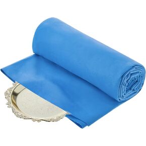2 Yard Anti Tarnish Silver Cloth Jewelry Storage to Protect Large Polishing for Jewelry Anti Tarnish for Silverware Flatware Silversmith(Royal Blue,6.6 x 3.3 ft)