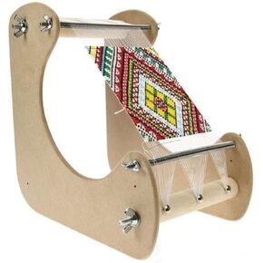 Zytera New Generation Bead Looing Weaving Stand - قابلة للتعديل مصادفة خشبية تلوح في الأفق للمجوهرات والحرف اليدوية