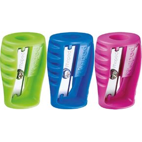 Maped Boogy Pencil Sharpeners (حزمة من 3 بألوان متنوعة)