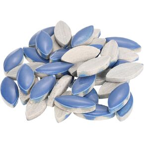 MECCANIXITY 200g Ceramic Mosaic Tiles for Crafts Bulk, Flower Red Ceramic Tiles for Mosaic Kits Garden Stepping Stone Cup Mat