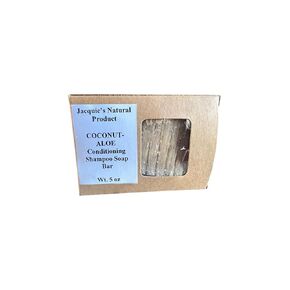 Coconut Aloe Shampoo Conditioning Soap Bar for Hair, and Body- Swimmers and Surfers Soap, Saltwater Care Soap - Pool and Ocean Soap-Chlorine Removal Soap