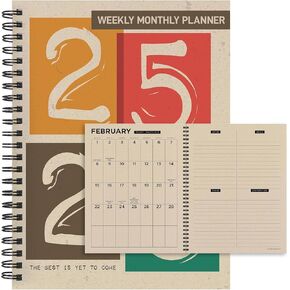 TF Publishing July 2025 - June 2026 Into the Wild Large Weekly Monthly Planner - 12 Month Academic Planner 2025-2026 with Durable Cover, Thick Uncoated Paper, and Planning Stickers - 9in x 11in