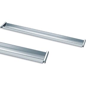 4 Pack Front-to-Back File Bars for Cabinet Drawer Inside Bar Rails Hanging File Drawer Rails Filing Cabinet Parts (Silver)