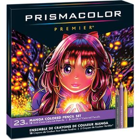 Prismacolor Premier Colored Pencils, Manga Colors, 23 Pack