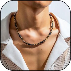 قلادة قذيفة Puka Men Summer Beach Netclace White Seashell Nception