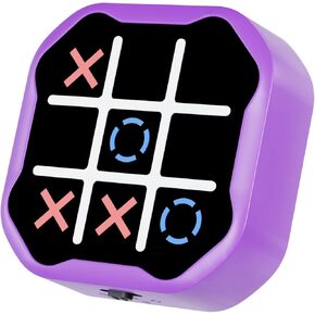 3 في 1 لعبة TIC TAC TAK Electronic ، لعبة الترباس الرقمية TIC TIC TIC مع وضع صامت ، هدية لعبة محمولة للأطفال والبالغين ، الأرجواني (حزمة واحدة)