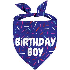 Birthday Girl Dog Bandanas 1 Pack, Pink Dog Scarfs for Puppy, Pet Scarves HBD Bandanas for Small Medium Large Dogs (Birthday Girl, One Size)