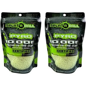 splatbrall 10k pyro gow gel ball ammo glow in the-dark
