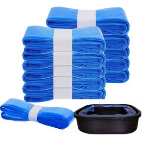 12 Pack Cat Litter Refills Bags, Control Litter Refills Generic Compatible with Litter Genie and Pet Genie Pail XL/Plus/Standard/Pet Pail, Included One Non-original Refill Cartridge
