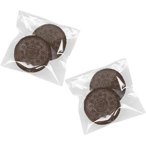 ONFAON Cookie Bags with Seal, 150 Pcs Crack-Resistant & Self-Sealing Treat Bag for Cookies, Bakery Goods, and Snacks – Food-Grade Clear Cellophane Bag for Gifts & Parties(4x4 in)