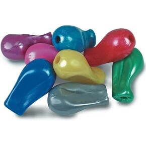 The Pencil Grip Jumbo Pencil Gripper, Universal Ergonomic Writing Aid For Righties And Lefties, Colorful Pencil Grippers, Assorted Colors, 6 Count - TPG-11406