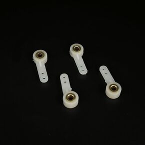 4pcs RC Airplane Landing Gear Wheel Arm Arm Nylon Servo Armens for RC طائرة طائرة مروحية DIY Model Parts (فتحة 2.6 مم)