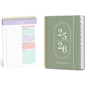 To Do List Pad - To Do List Notebook and Planner 2025-2026, Academic Year Weekly and Monthly Calender Planner