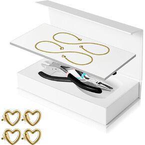 HERSIN Permanent Bracelet Kit Forever Bracelet Making for Couples Gift Friendship Bracelets DIY Locked Bracelet Christmas Valentine's Day for His and Her Bracelets Jewelry Gifts