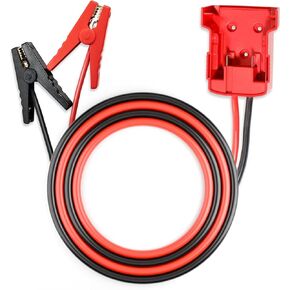 Jumper Cable Clamps for Milwaukee M18 18V Battery Jumper Starter, 8AWG Automotive Booster Cable