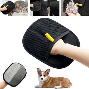 Pet Hair Removal Tool, Double-Sided Pet Grooming Gloves, Cat Grooming Gloves, Pet Grooming Gloves for Dogs Bathing, Pet Grooming Gloves, Versatile Grooming Gloves for Washing, Deshedding, Grooming