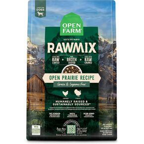 Open Farm RawMix Grain-Free Front Range Recipe for Dogs, Includes Kibble, Bone Broth, and Freeze Dried Raw, Inspired by The Wild, Humanely Raised Protein and Non-GMO Fruits and Veggies, 20 lb in Kuwait